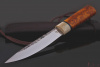 Северный нож средний кованая 95х18. Рукоять карельская береза.
